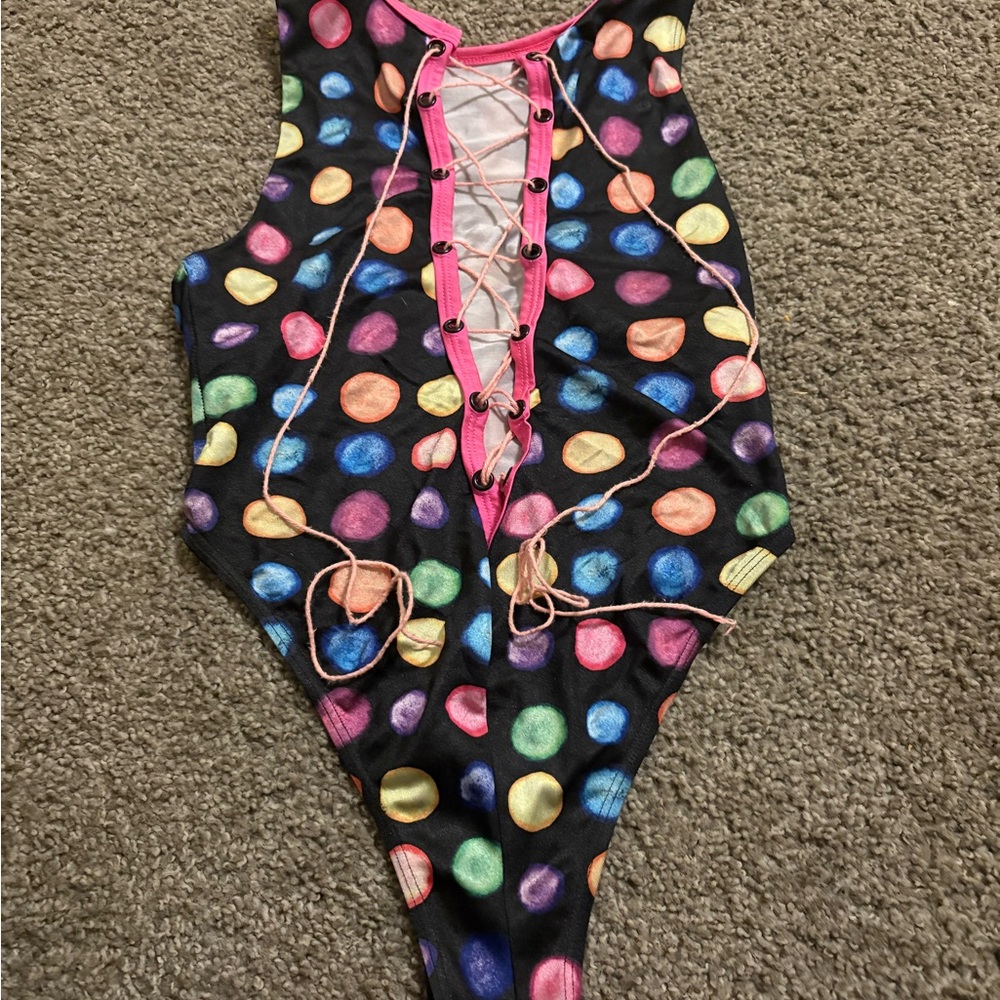 Colorful Polka Dot Kids One Piece